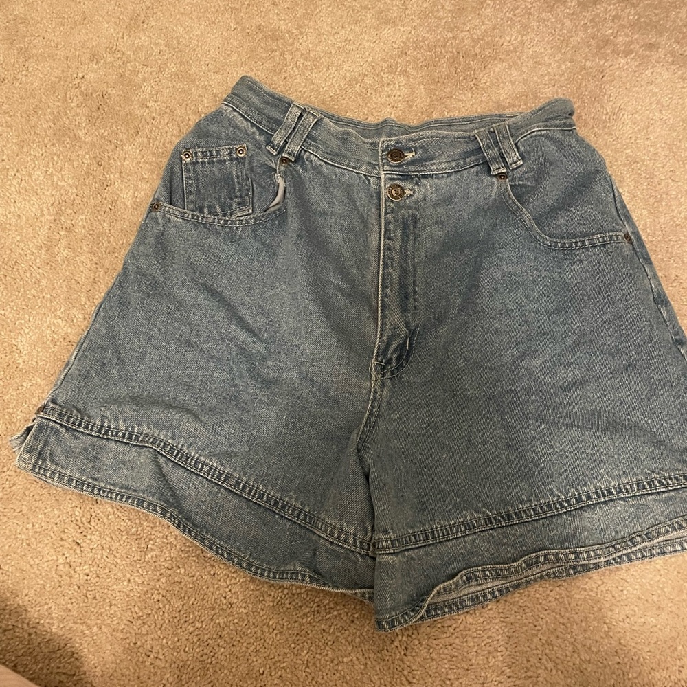 Vintage Denim Blue Women's Shorts